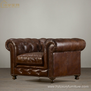 tufted chesterfield american style living room corner sofa